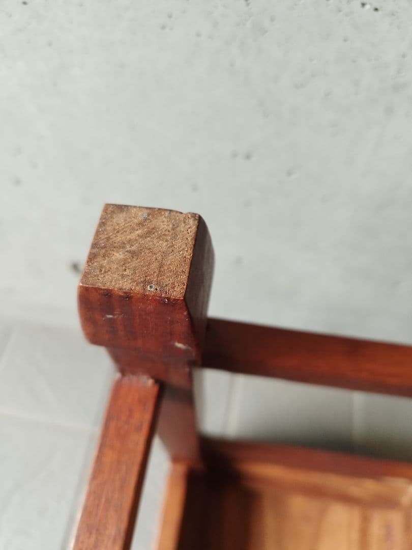 アンティーク　サイドテーブル　チーク