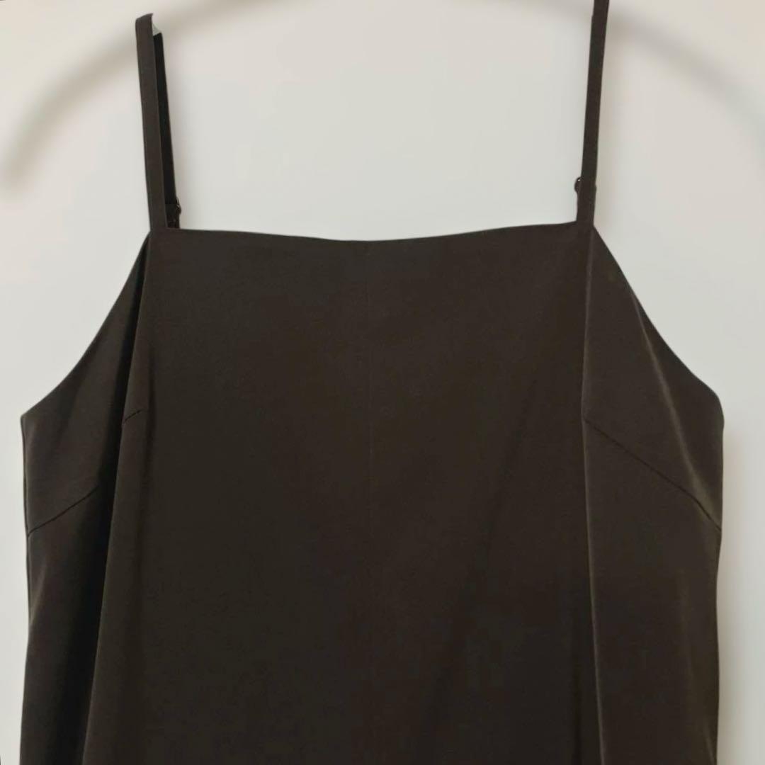 人気　ニアナ　マルチレイヤードセットドレス ブラウン　M