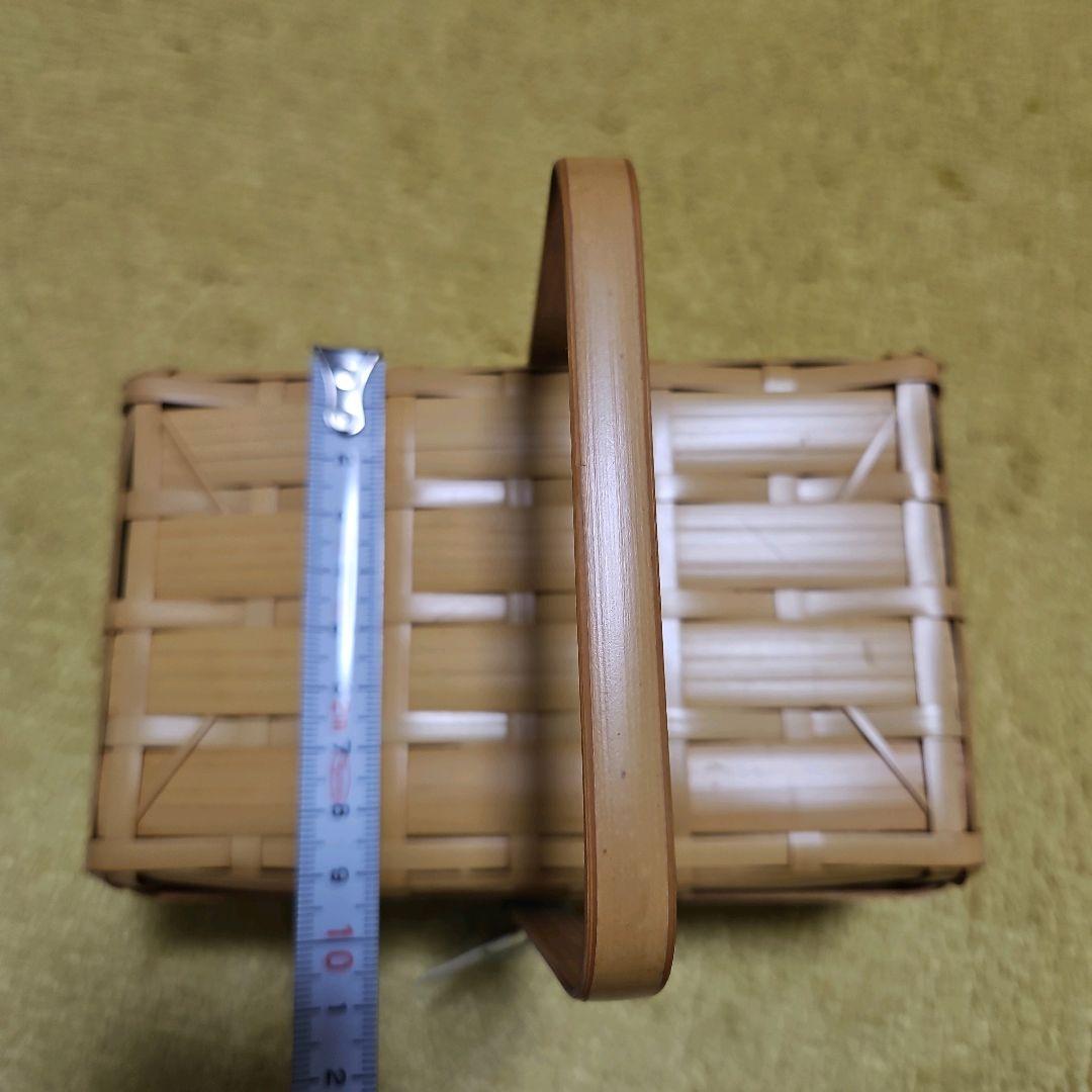 【新品】竹巧彩　お弁当箱　おむすび箱　長方形　豆腐カゴ　小物入れ