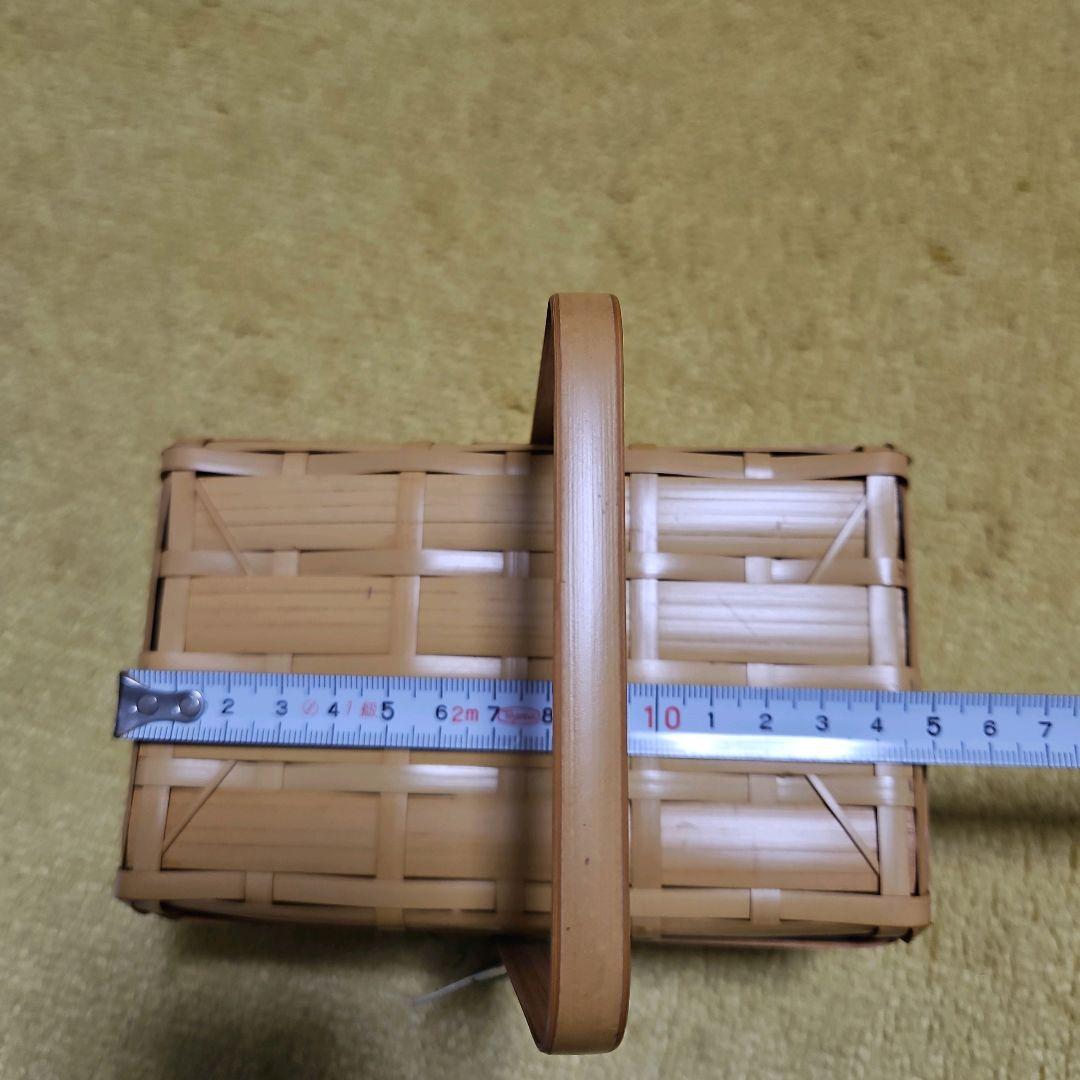 【新品】竹巧彩　お弁当箱　おむすび箱　長方形　豆腐カゴ　小物入れ