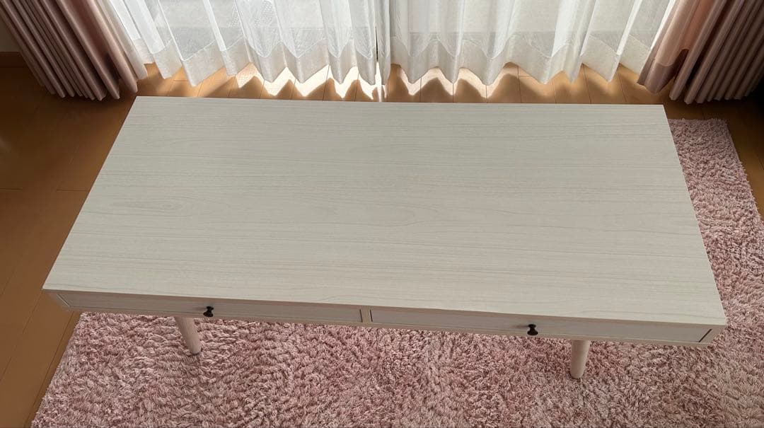 ローテーブル　引き出しあり