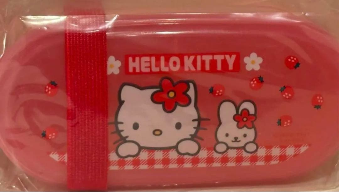 新品　キティちゃん　カオハナ お弁当箱　二段弁当箱　1997年　ランチボックス
