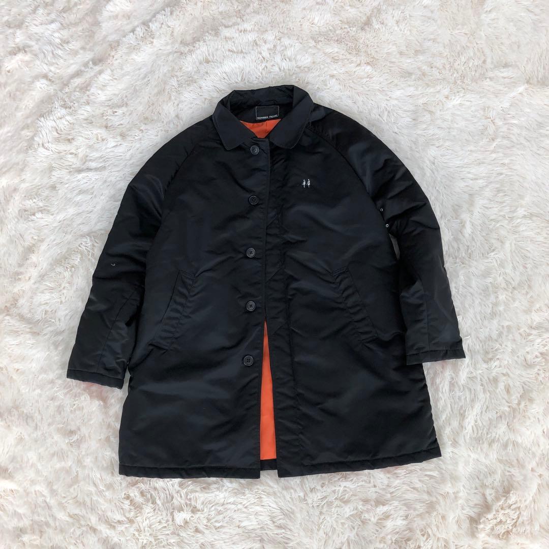 ナンバーナイン中綿ナイロンジャケットナイロンコートブラックNumbernine