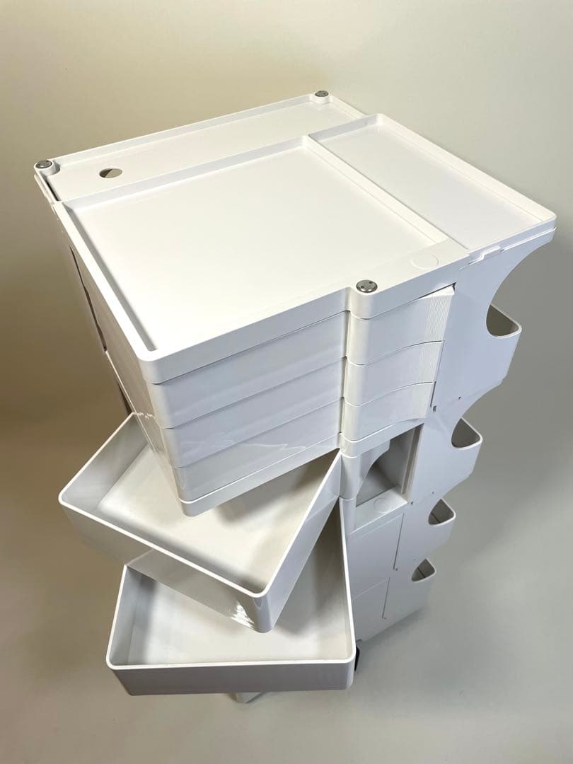 正規品　B-LINE/ボビーワゴン　5段ホワイト　MADE IN ITALY