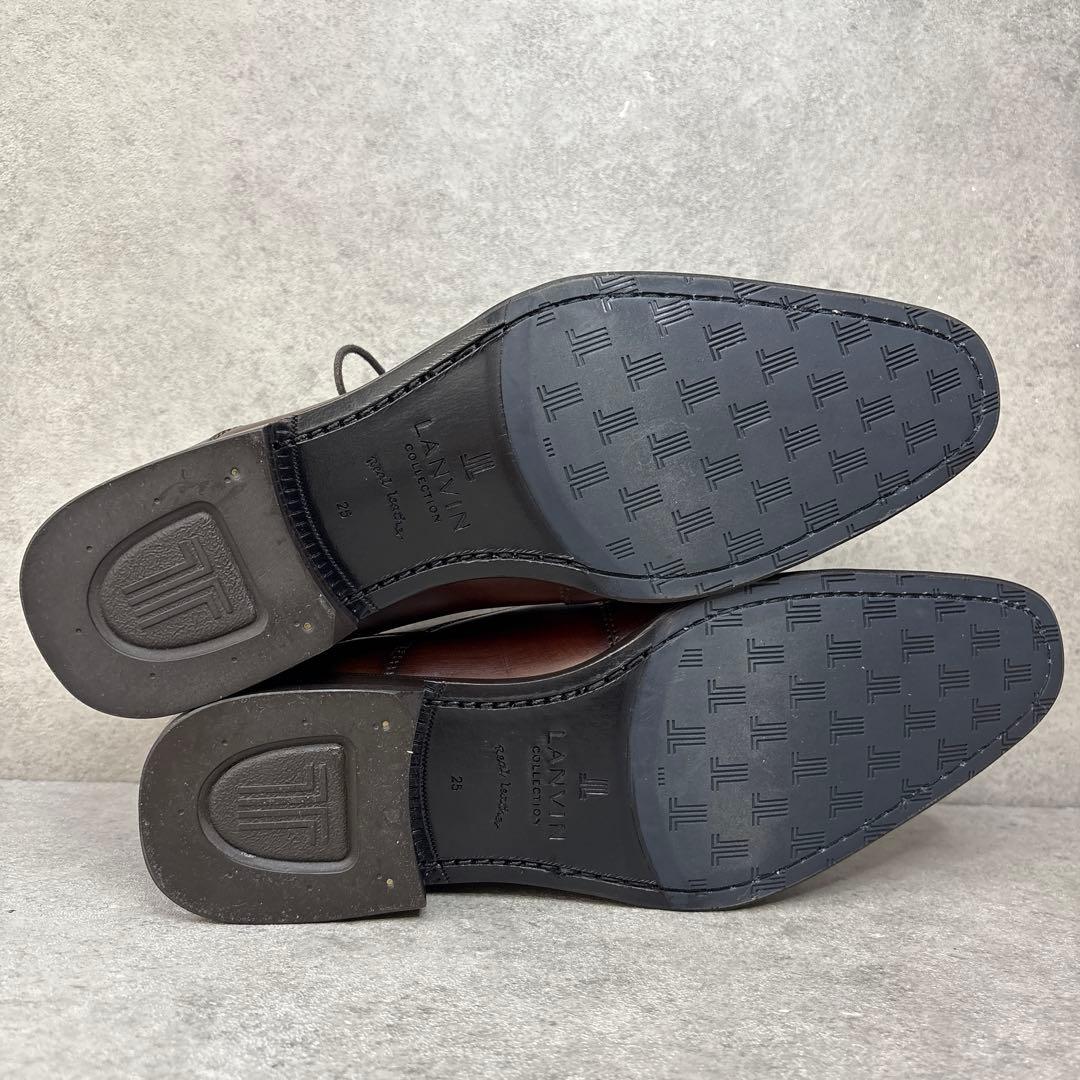 展示品新品！LANVIN ランバン　サイドゴア　プレーントゥ　レザーシューズ