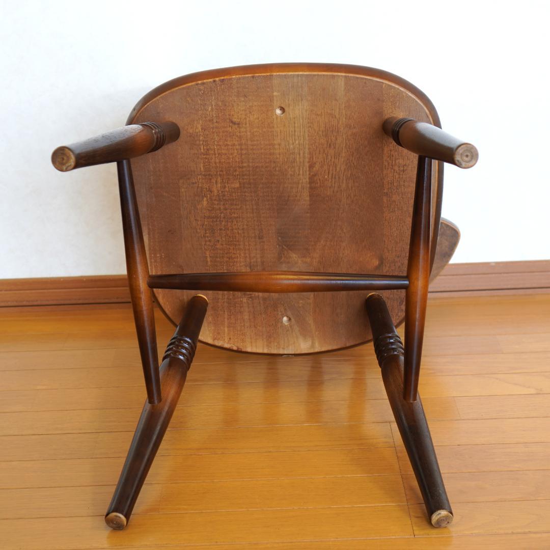 飛騨産業 キツツキマーク ウィンザーチェア アームチェア 木製 アンティーク調