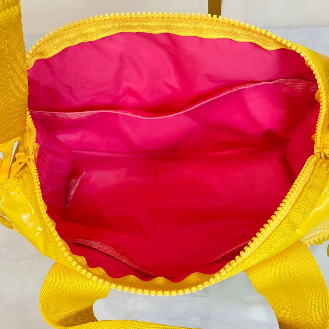 レスポートサック　ひとりっぷ　バイクボストン　ショルダーバッグ　イエロー