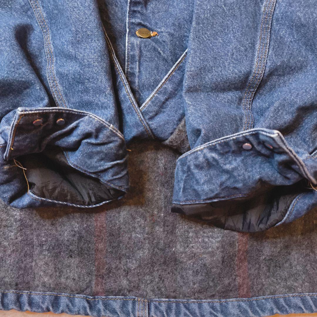 ​【美品/USA製】カーハート デニム チョアコート XXL-TALL 濃紺