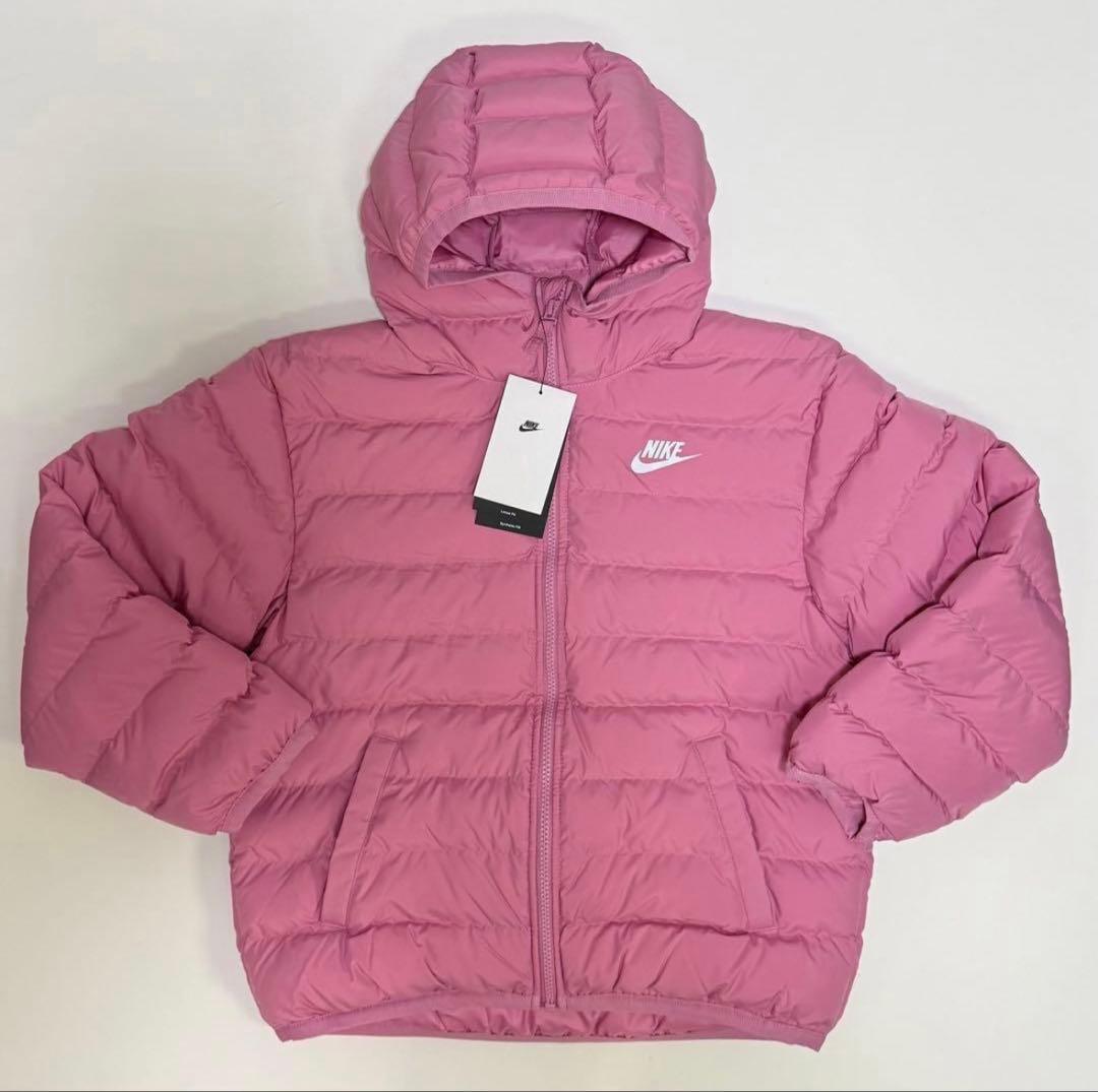 『カン』ナイキ ジュニア ダウンジャケット　ピンク　150 M 短丈