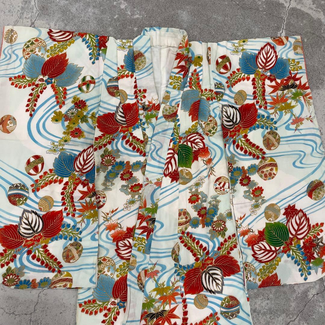 七五三　7歳着物 アンティーク着物【K7-16】