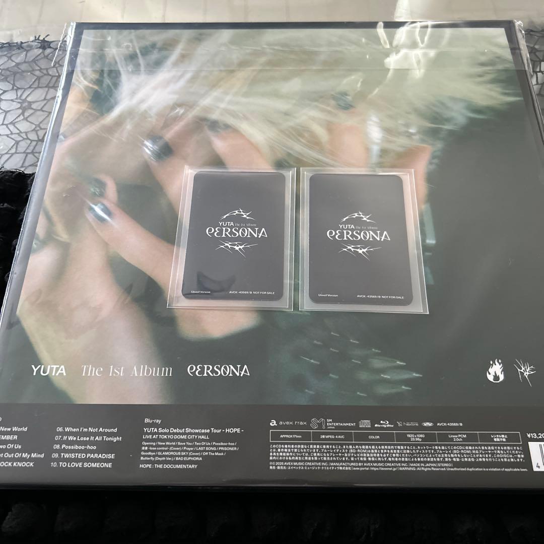 YUTA PERSONA 初回生産限定盤 Unveil ver.トレカ・バンダナ