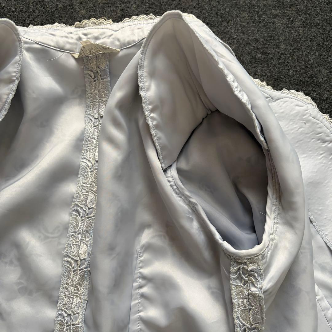 【極美品✨】東京ソワール ソワールドルチェ 総レース ノーカラージャケット高級M