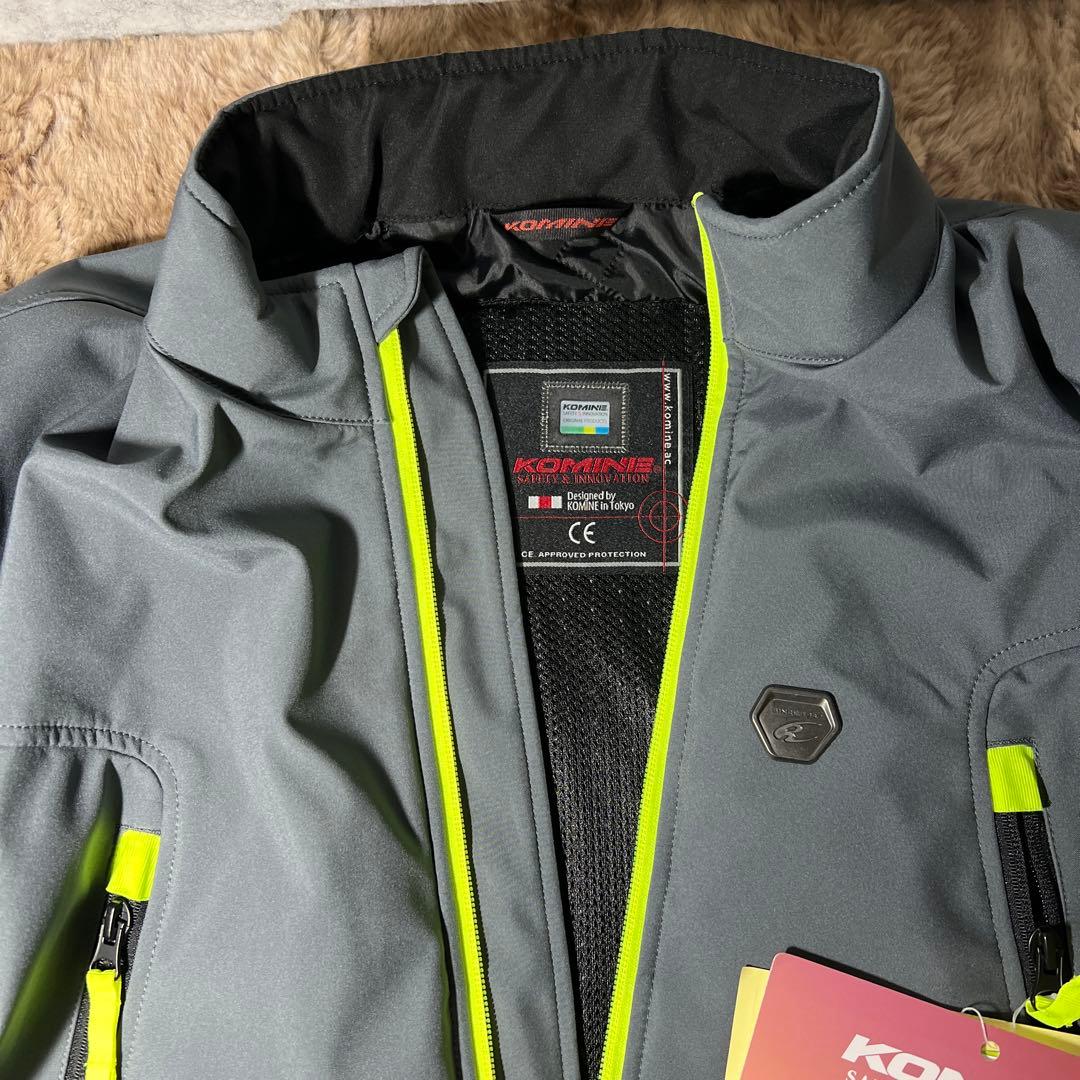 KOMINEバイク用 ジャケットプロテクトソフトシェルサーマルジャケット XL