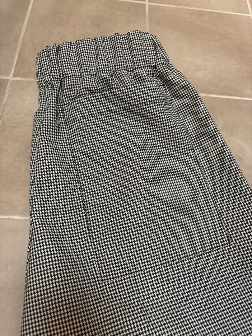 ロエベ 新品未使用　2022 千鳥格子パンツ