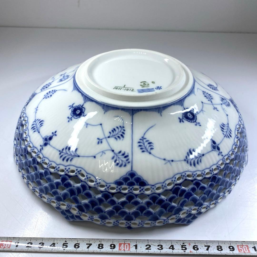 ロイヤルコペンハーゲン　フルレースコンポート　高さ39㎝ 東Y7-0123☆1F