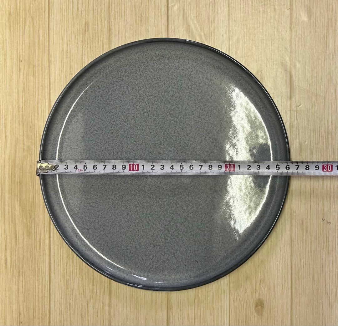 釉変わり26cm浅口切立皿(5枚)