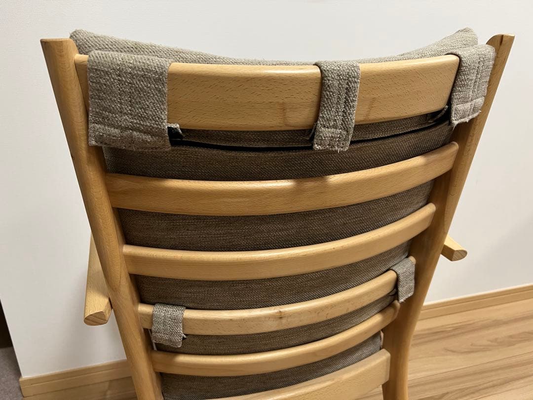 【中古】ニトリ ダイニングチェア NコレクションC-27M肘/DC 1脚1個口②