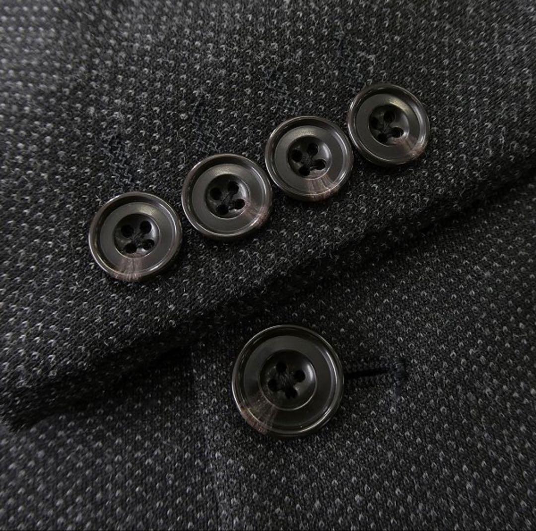 【新品】FICCE SPORTS 尾州 ジャージー Y6 黒灰 セットアップ