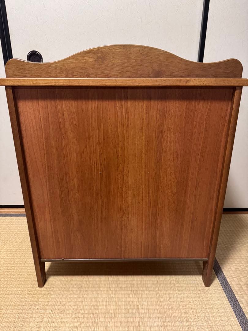 karimoku オールドカリモク キャビネット 木製ガラス扉キャビネット
