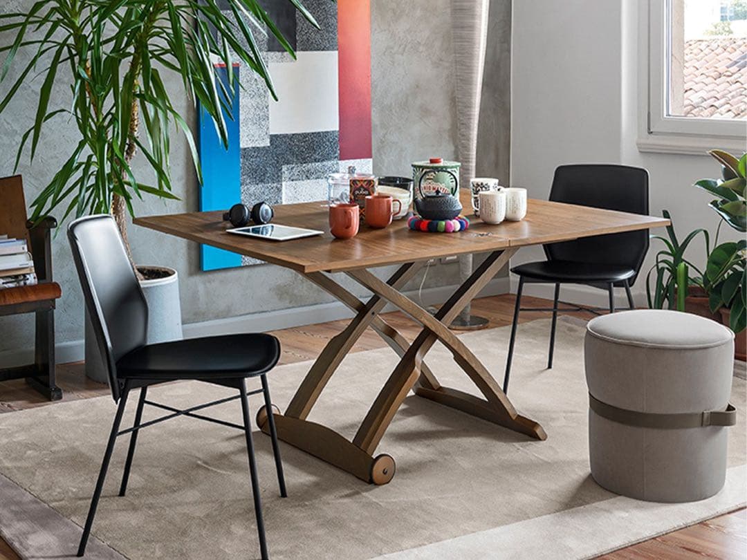 Calligarisコヌビアマスコッティ伸長・昇降式テーブル