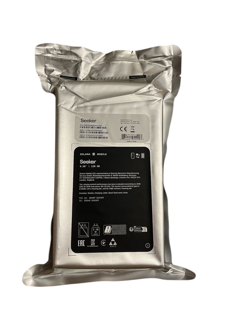 seeker solana スマートフォン　未開封