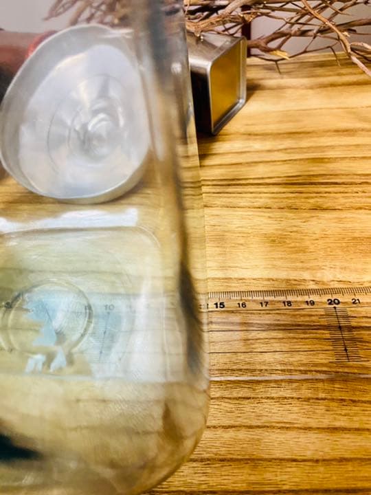 青鬼　レトロ　飴屋瓶　アルミ蓋付　ガラス瓶　気泡ビン　アンティーク　3個