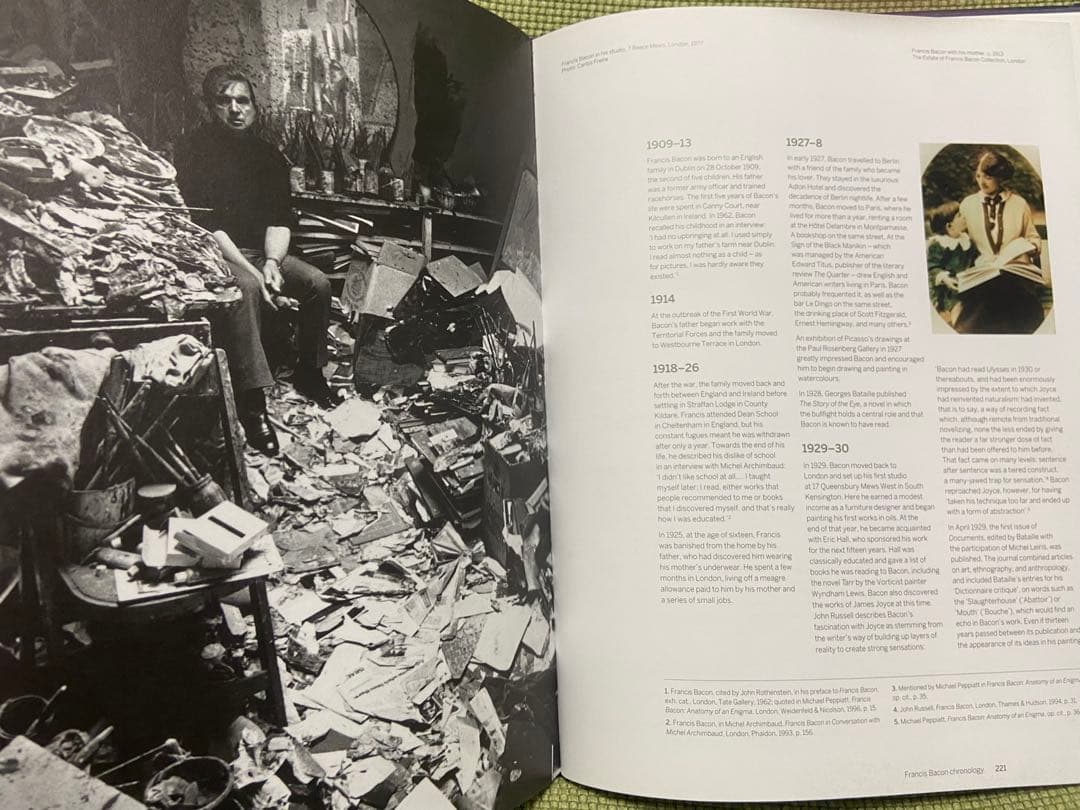 洋書 Francis Bacon Books and Painting