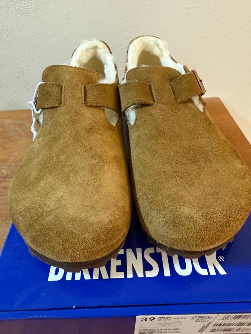 新品☆BIRKENSTOCKLondon 色ダークティー サイズ39 男女OK