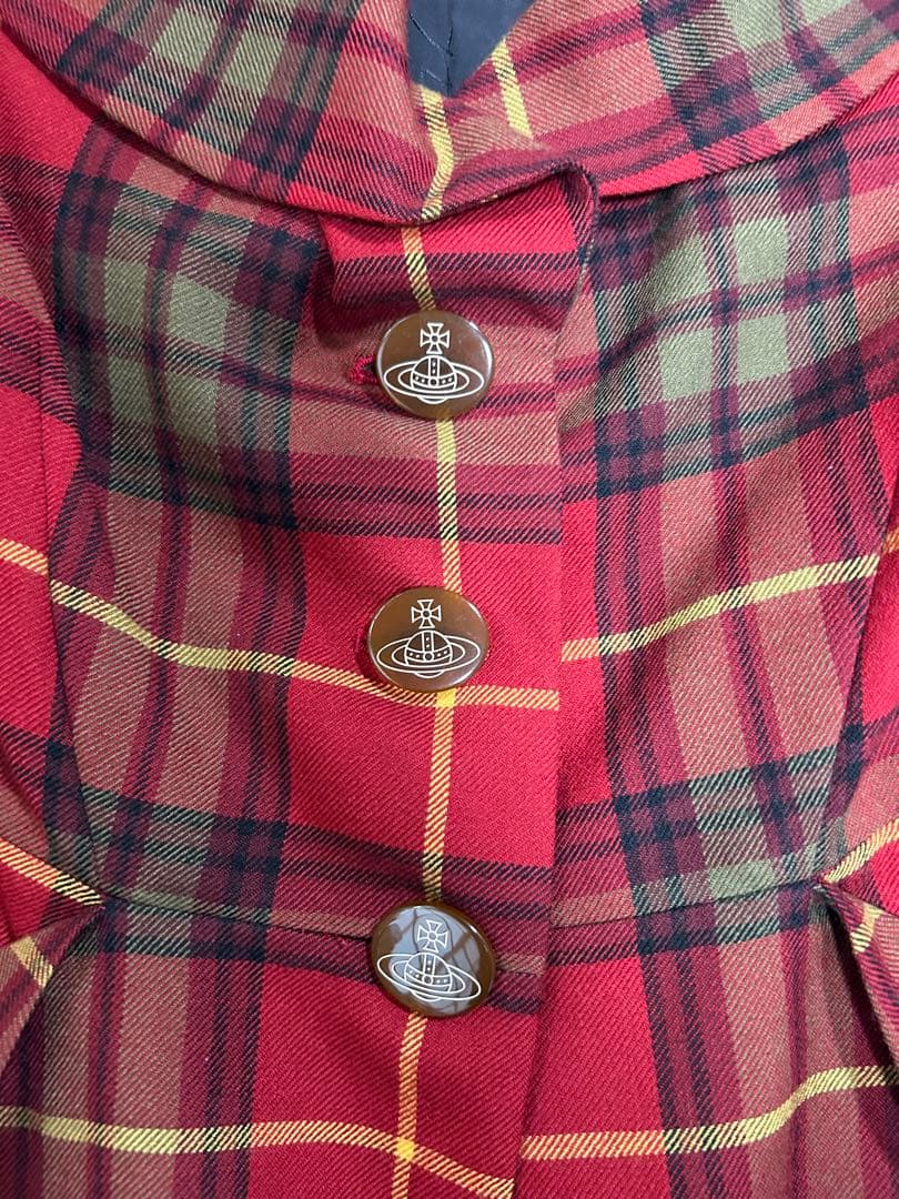 Vivienne Westwoodチェック柄 テーラードジャケット