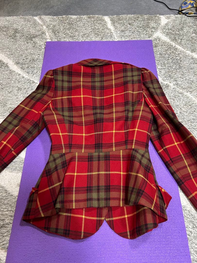 Vivienne Westwoodチェック柄 テーラードジャケット