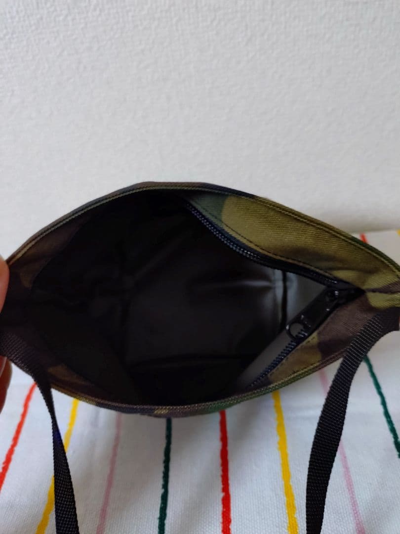 未使用Herve Chapelier 舟形ショルダーバッグ XS カモフラ