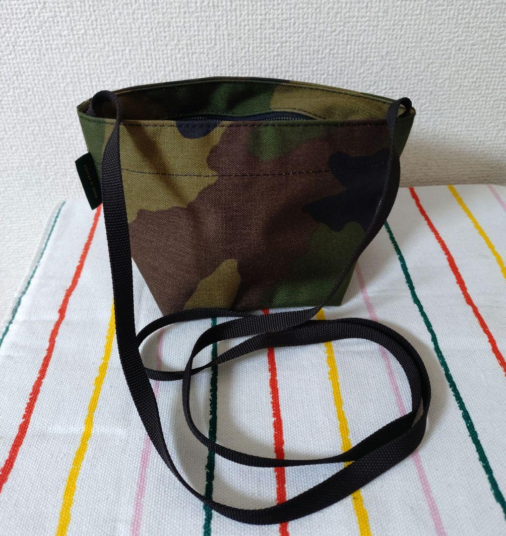 未使用Herve Chapelier 舟形ショルダーバッグ XS カモフラ