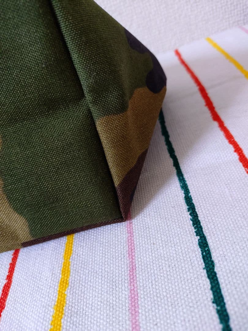 未使用Herve Chapelier 舟形ショルダーバッグ XS カモフラ