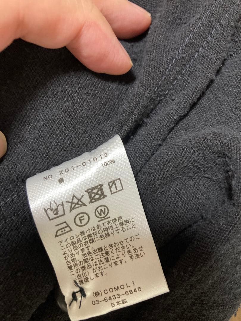 COMOLI シルクネップ オールインワン　24SS サイズ1