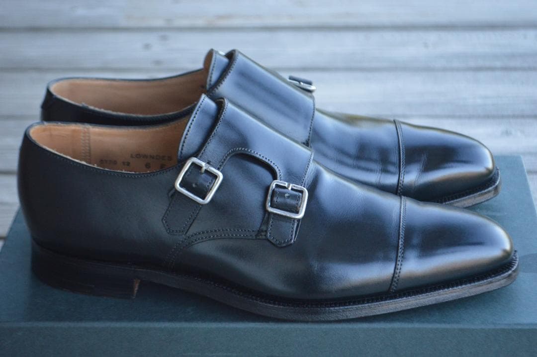 着用数回　CROCKETT＆JONES　LOWNDES　6E　ブラック