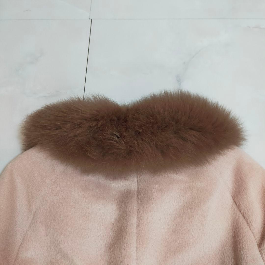 名品✨アナイ　ANAYI アルパカシャギーフォックスファーコート