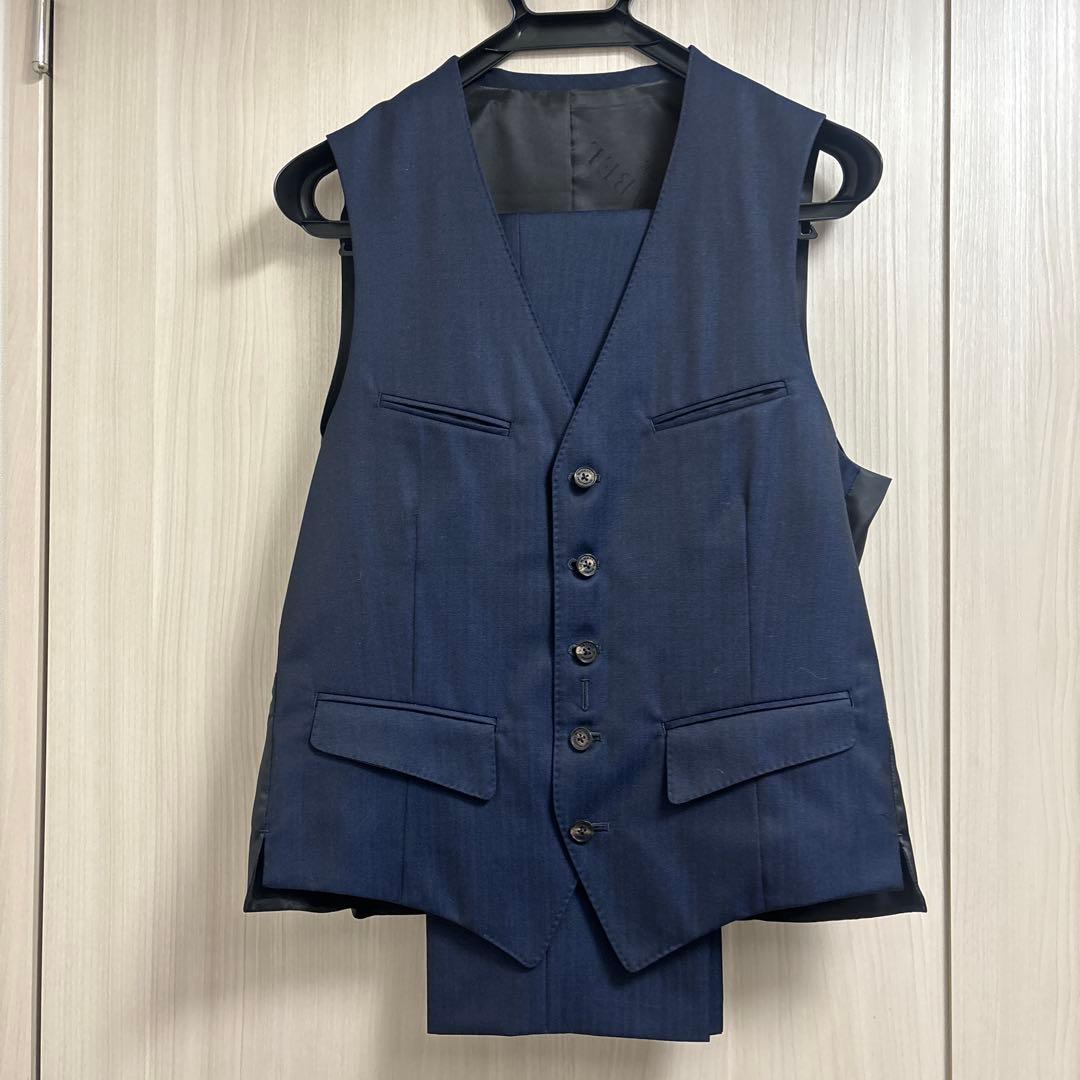 【日本製3点セット】BLACK LABEL Crestbridge メンズスーツ