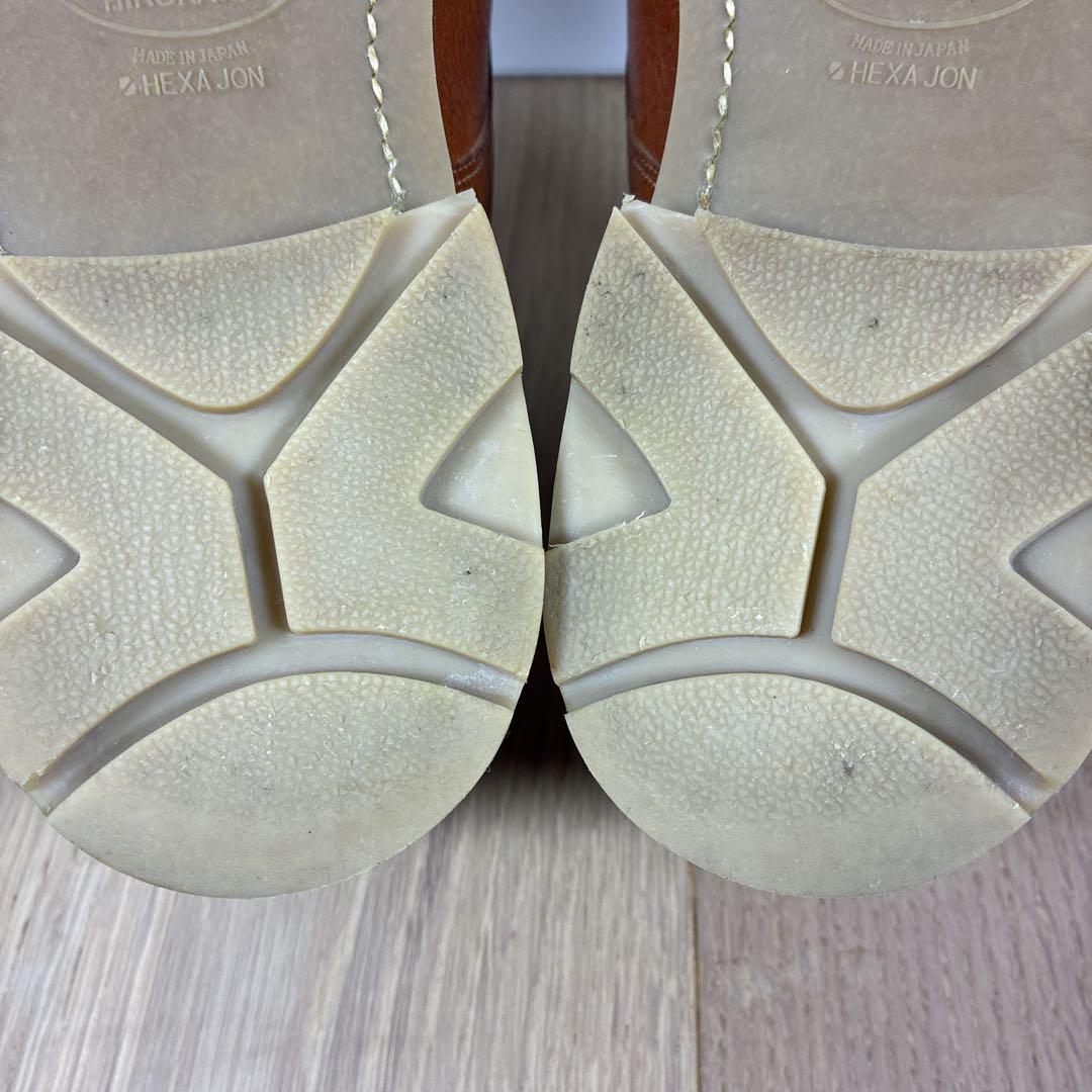 【極美品】スコッチグレイン 栃木レザー ダブルモンクストラップ 24 1/2