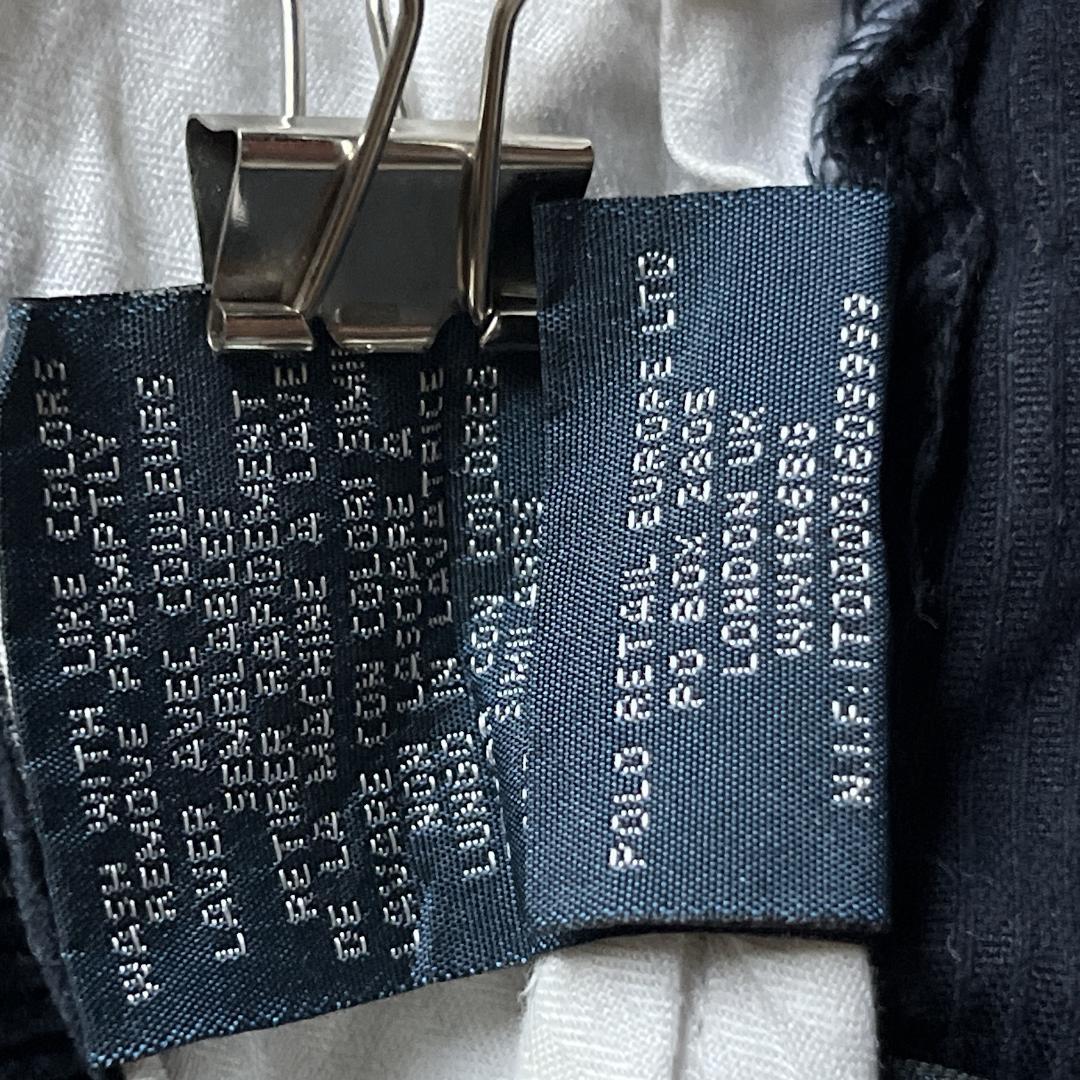 Polo Ralph Lauren コーデュロイパンツ 濃紺 38×36 ダブル