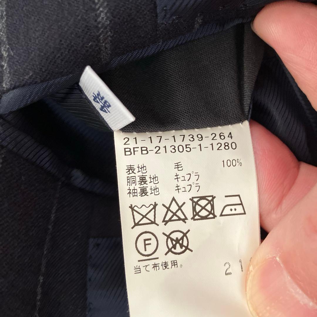 BEAMS F / Zegna チョーク ストライプ スーツ