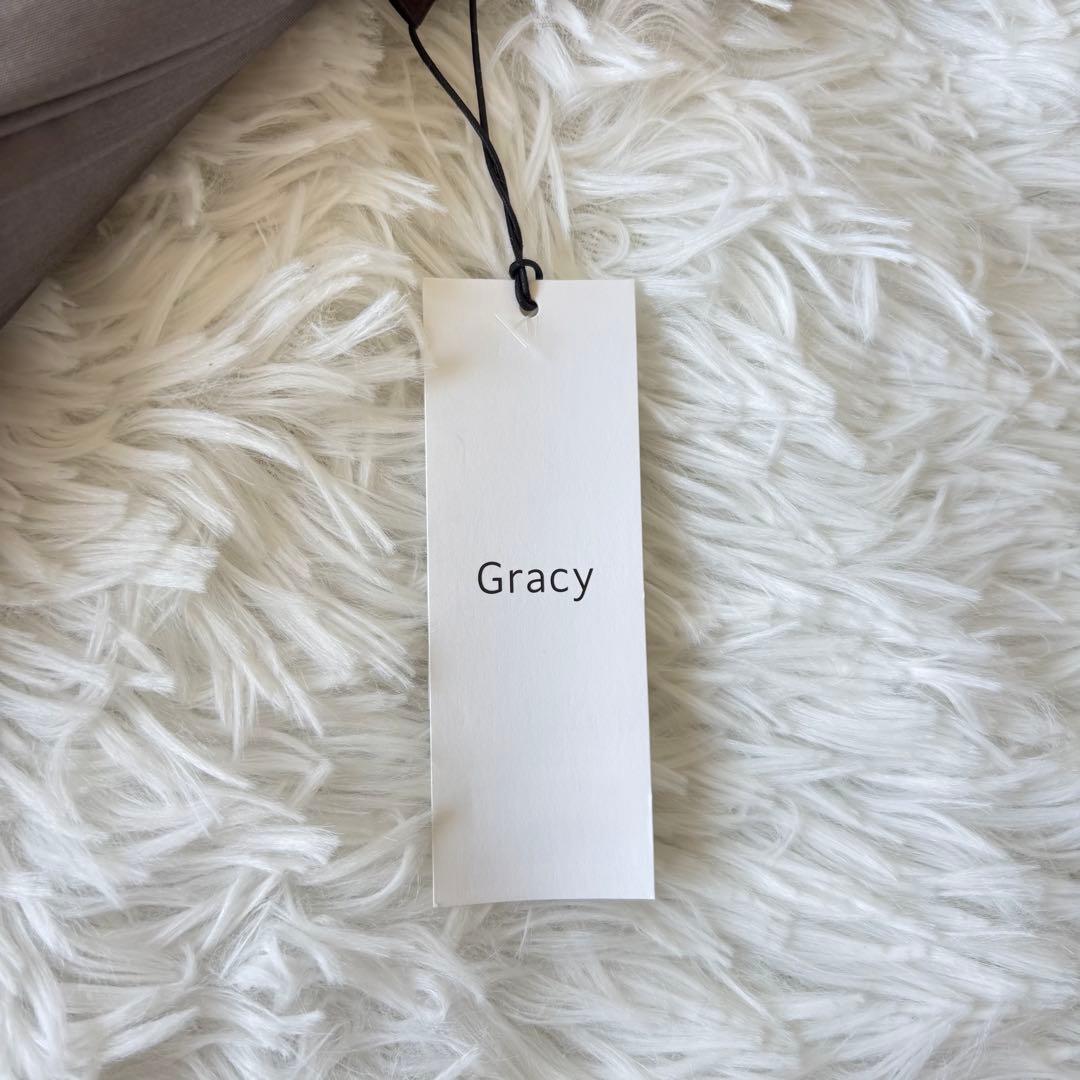 ★未使用　グレイシー　ムーンバット　日傘　フリル　ブラウン　晴雨兼用　バイカラー