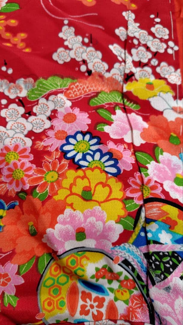 RK523アンティーク子供着物めちゃくちゃ綺麗着丈125センチ裄丈63長襦袢