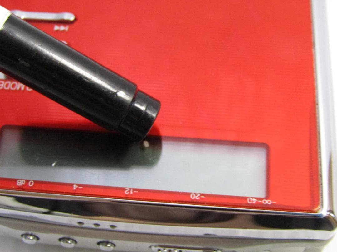 A3338 Panasonic SJ-MR230-R レッド ポータブルMD