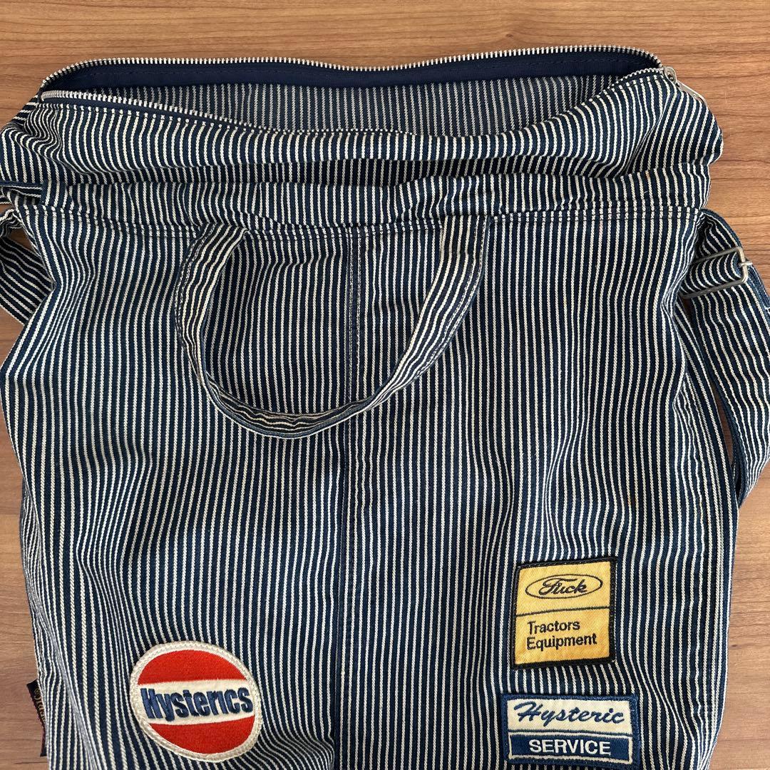 希少ヒステリックグラマー　90's ヒッコリー　ストライプ　バッグ　ヴィンテージ