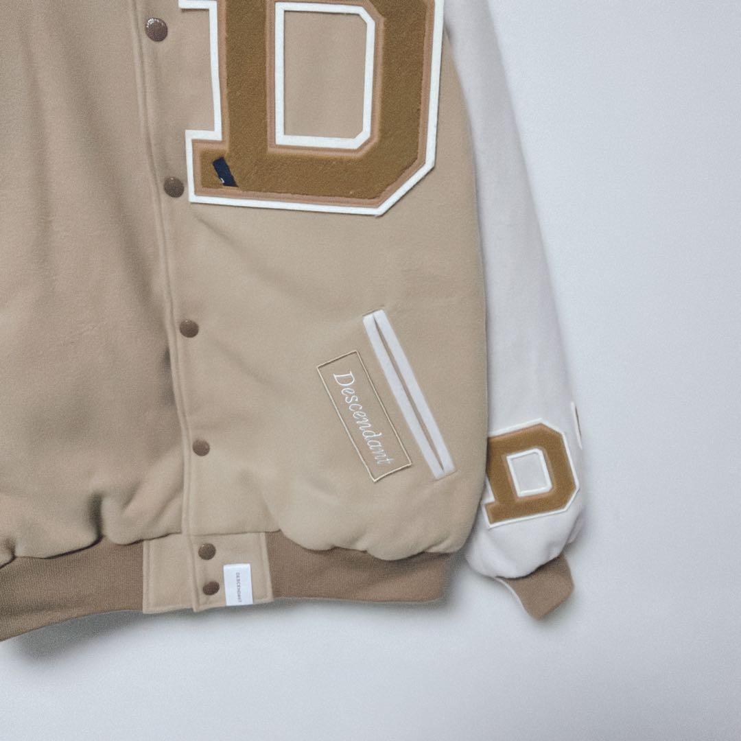 DESCENDANT スタジャン ベージュ サイズ2