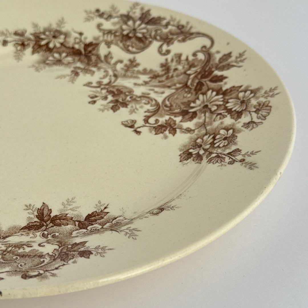 フランスアンティーク　ショワジールロワ　ポンパドール　ディナープレート