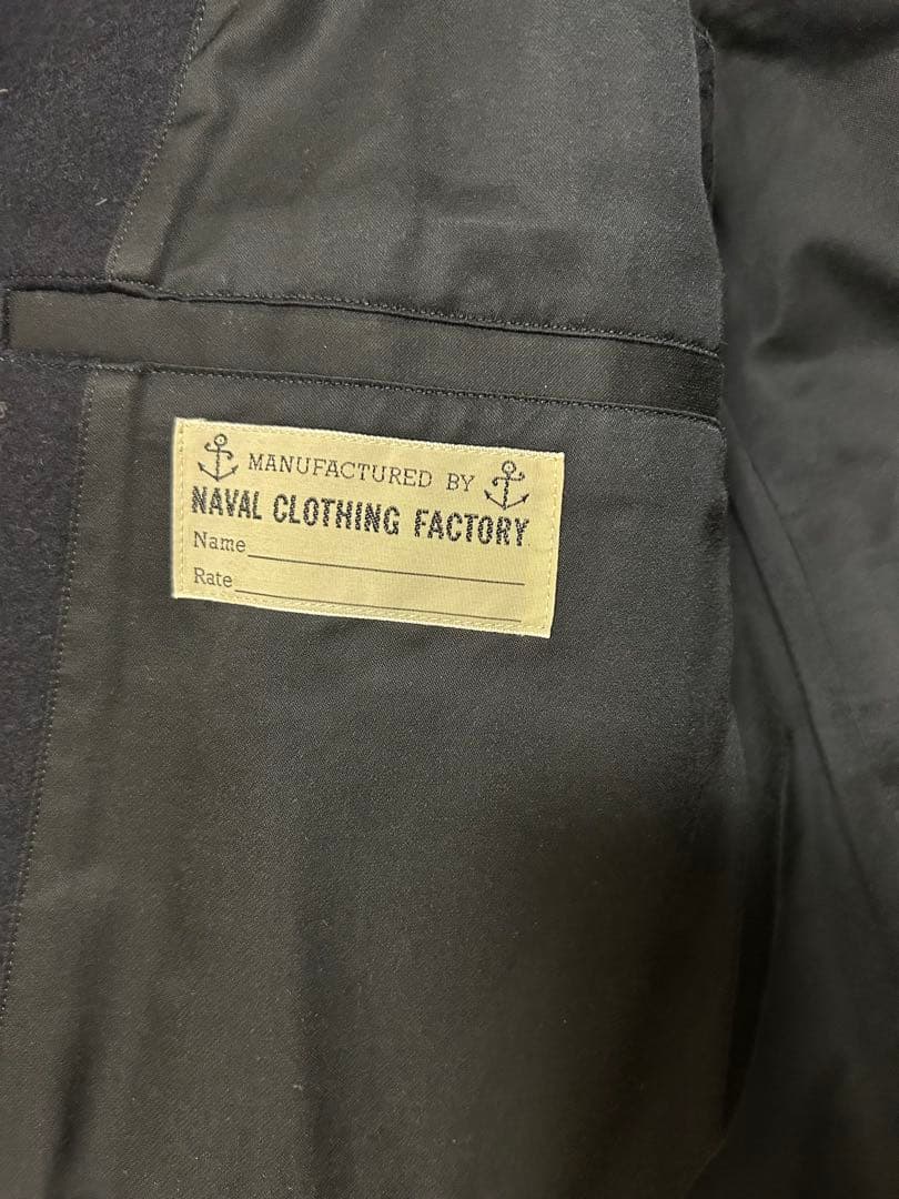 バズリクソンズ　ネイビー pコート サイズ38