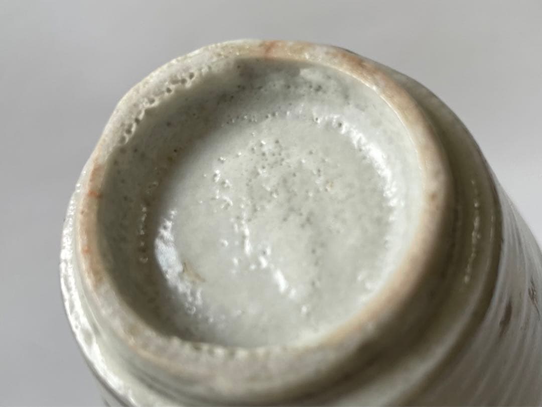 骨董　アンティーク　古伊万里　初期　蕎麦猪口　こんにゃく印判　菊文様　酒器