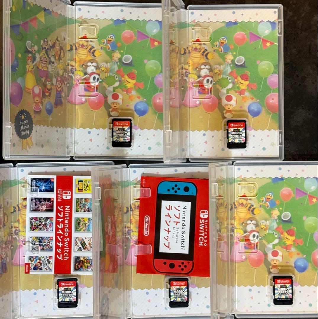 スーパーマリオパーティ Nintendo Switch 5本セット