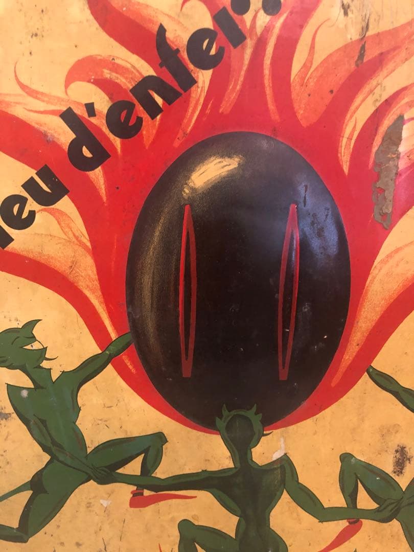 ビンテージ　30s デビル 悪魔　アドバタイジング　インダストリアル　Devil